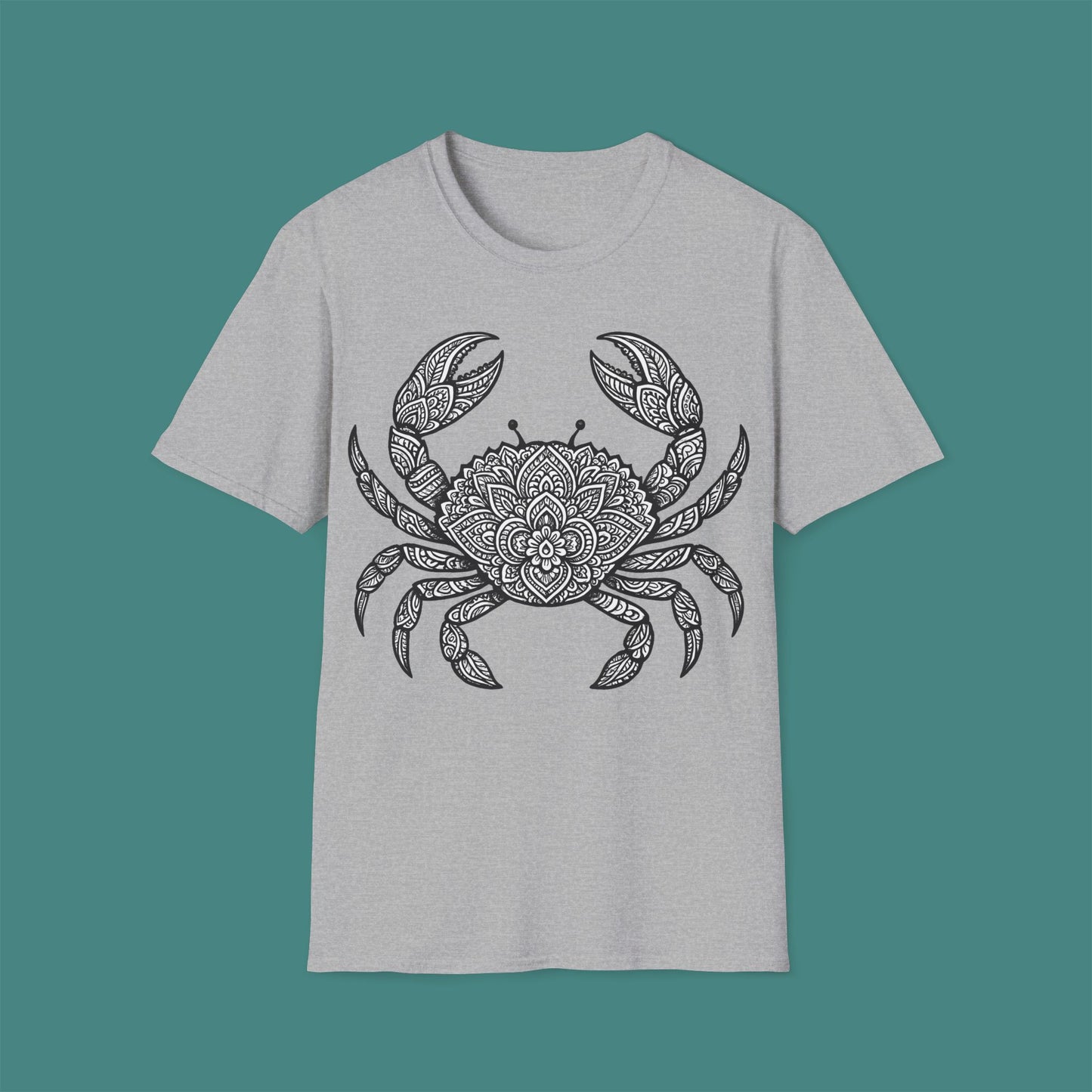 Intricate Mandala Crab Unisex T-Shirt