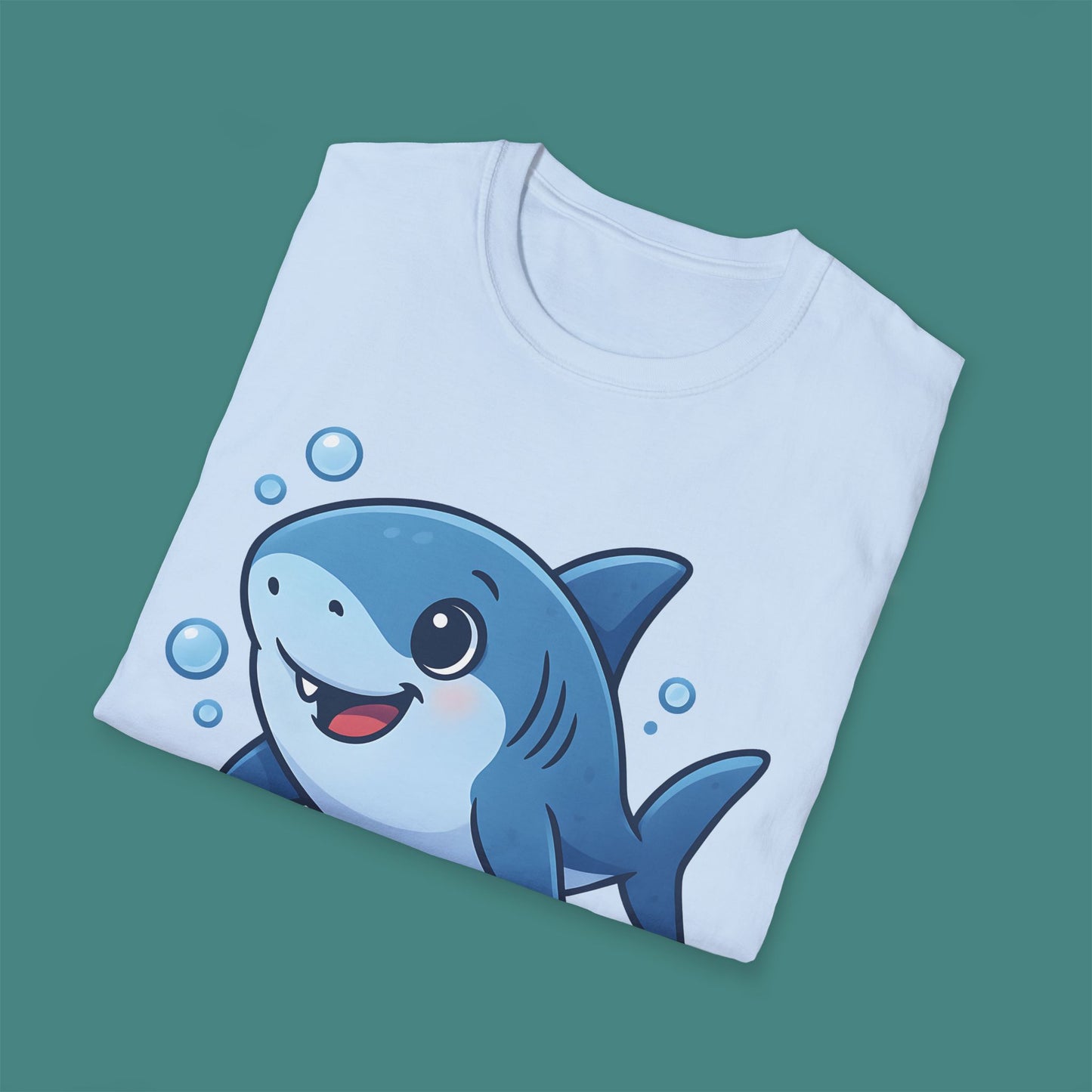 Cartoon Cute Shark Unisex T-Shirt