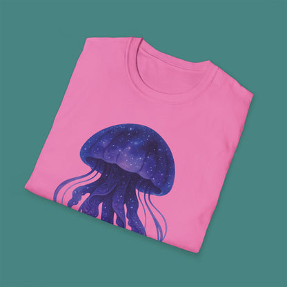 Cosmic Galaxy Jellyfish Unisex T-Shirt