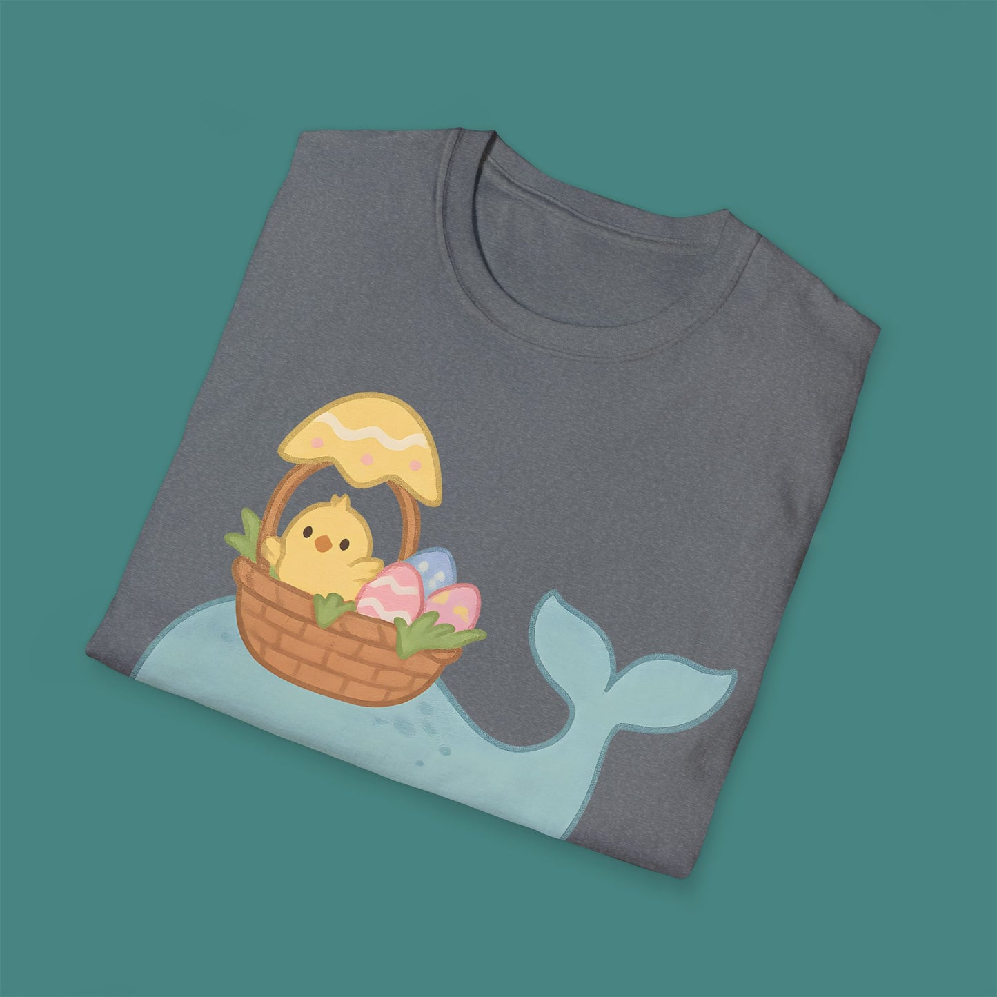 Easter Whale Unisex T-Shirt
