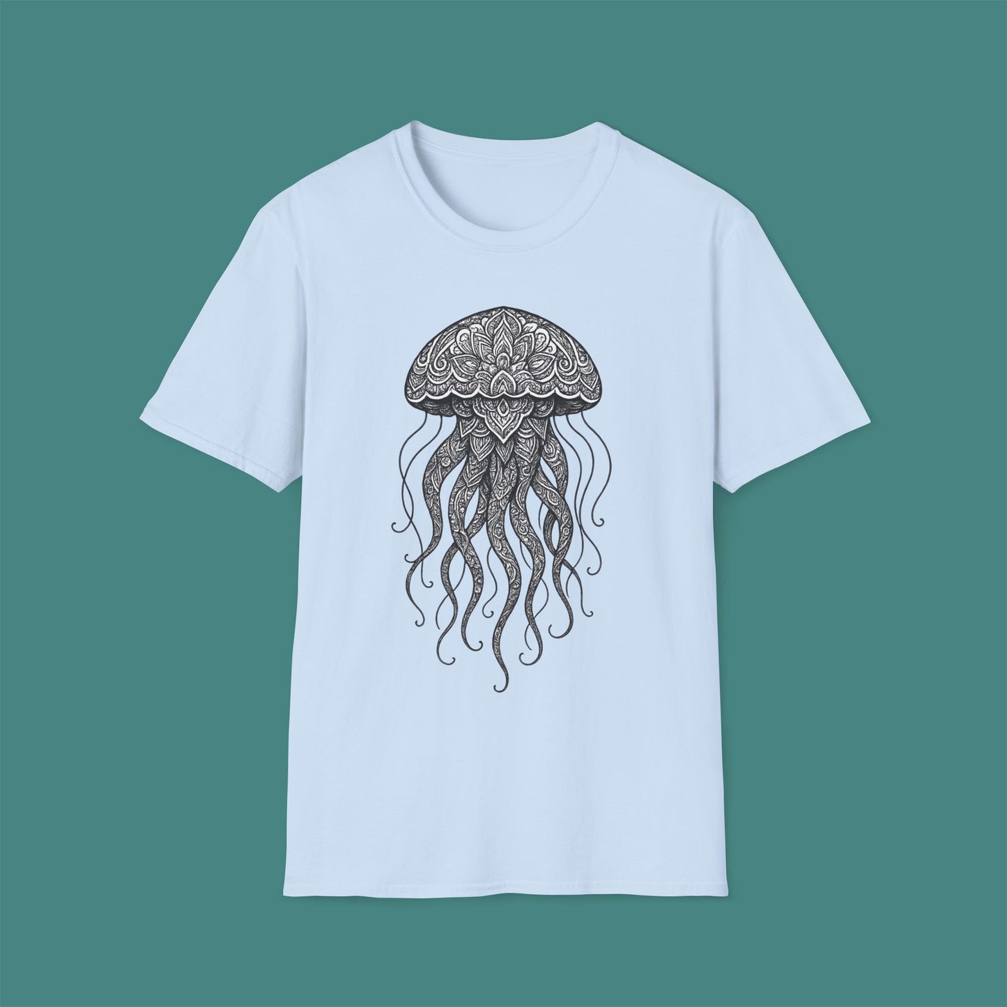 Intricate Mandala Jellyfish Unisex T-Shirt