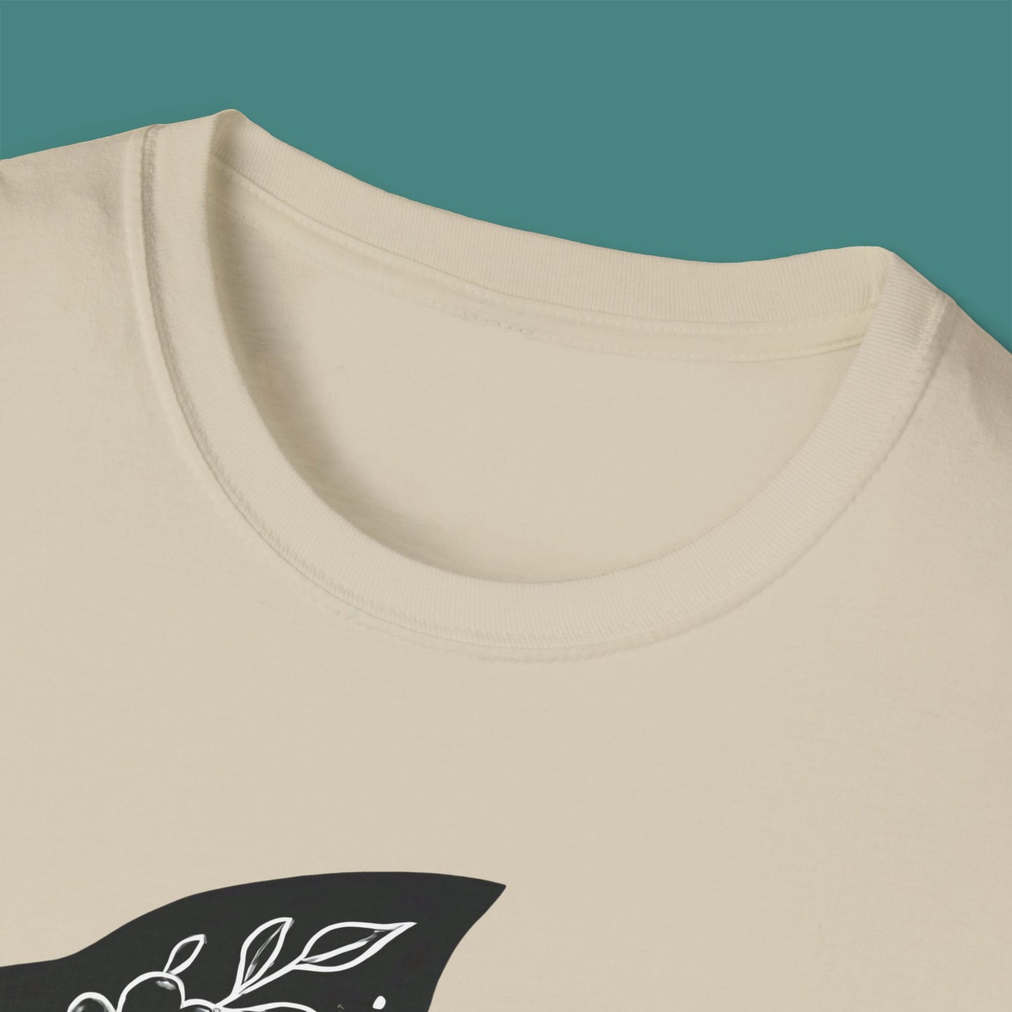 Floral Fish Silhouette Unisex T-Shirt