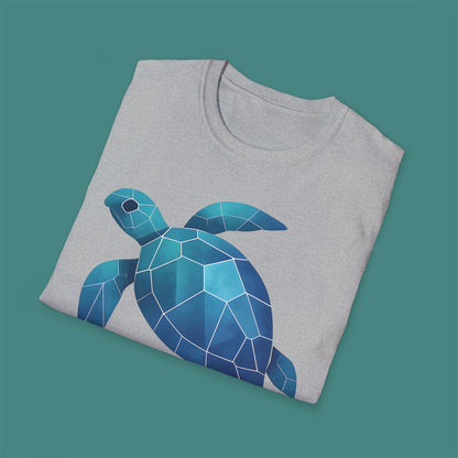 Geometric Polygon Turtle Unisex T-Shirt