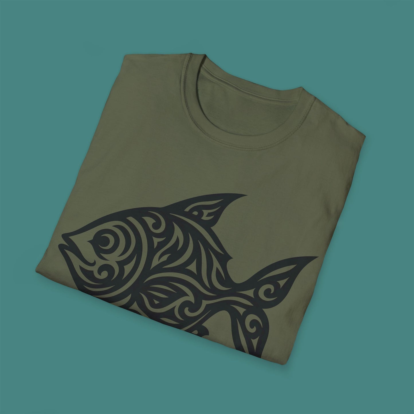 Tribal Tattoo Fish Unisex T-Shirt