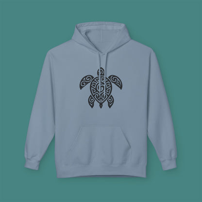 Tribal Tattoo Turtle Fleece Unisex Hoodie