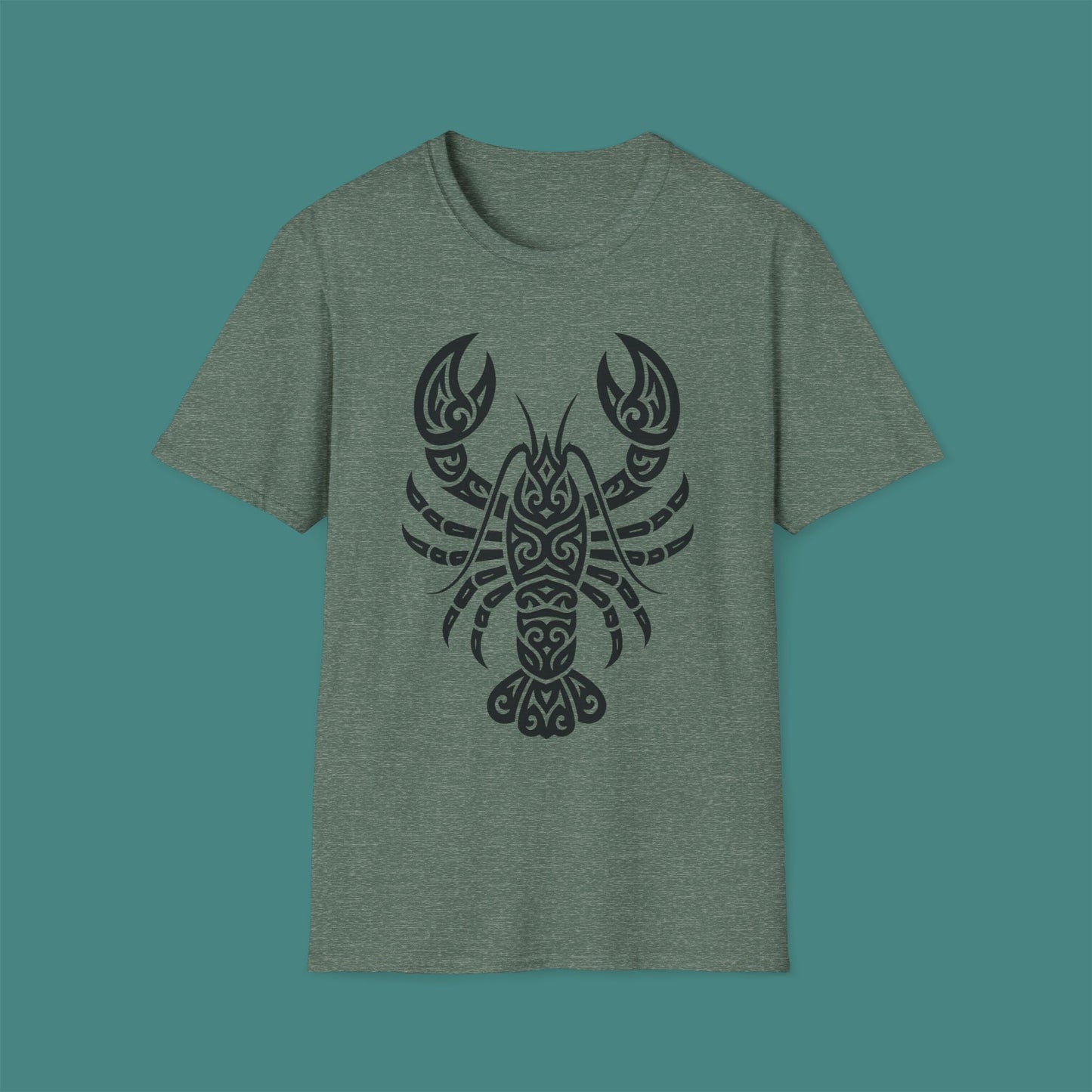 Tribal Tattoo Lobster Unisex T-Shirt