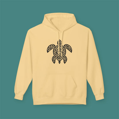 Tribal Tattoo Turtle Fleece Unisex Hoodie