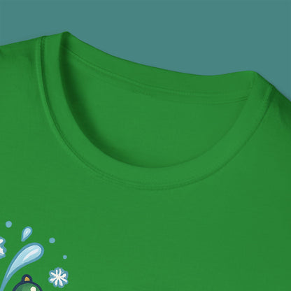 Christmas Whale Unisex T-Shirt