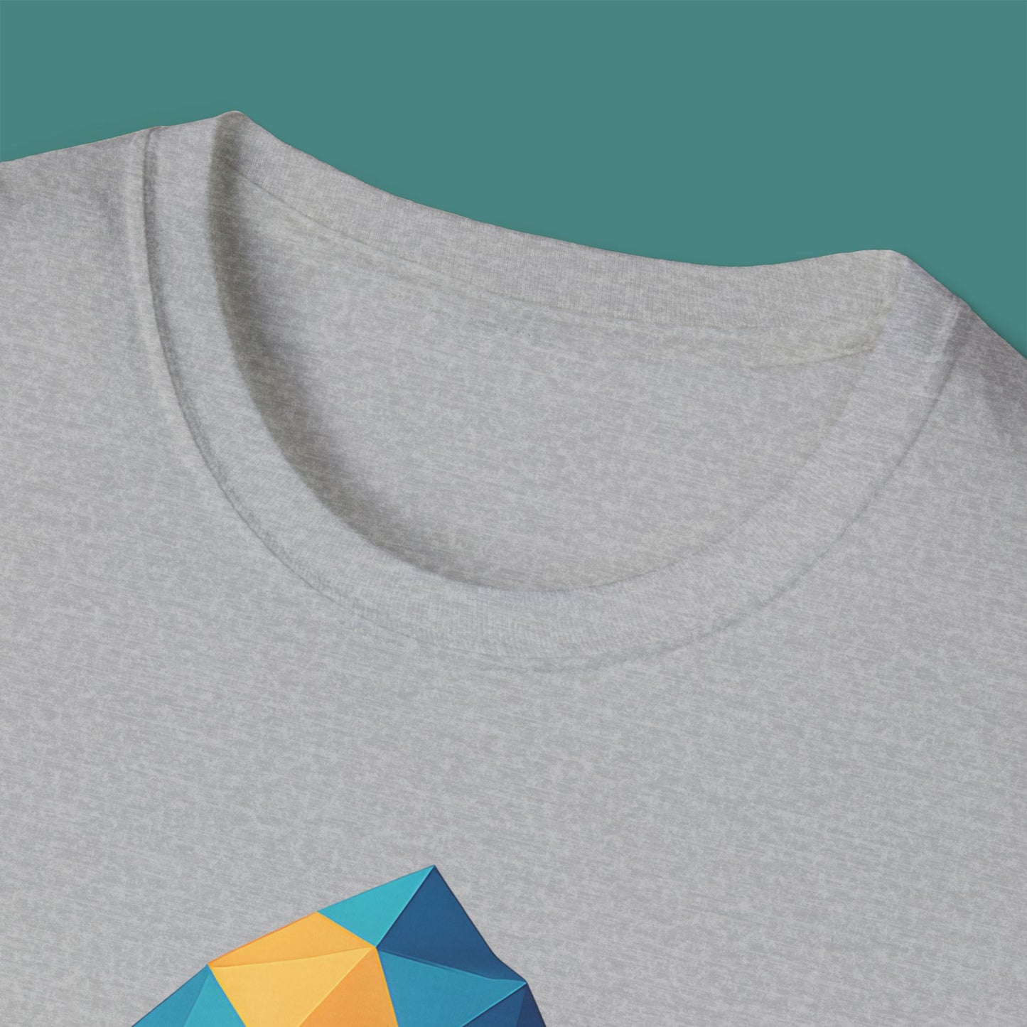 Geometric Polygon Seahorse Unisex T-Shirt