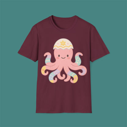Easter Octopus Unisex T-Shirt