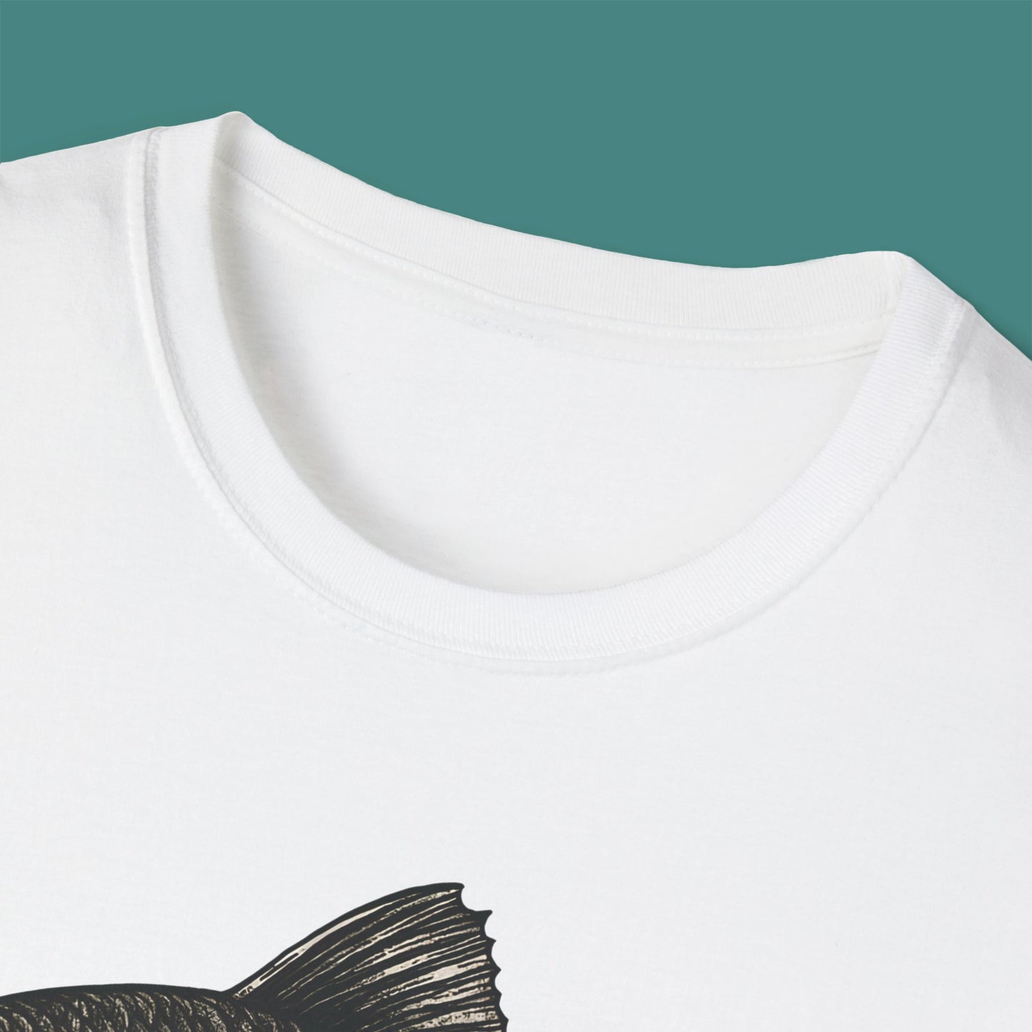 Vintage Etching Fish Unisex T-Shirt