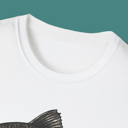 Vintage Etching Fish Unisex T-Shirt