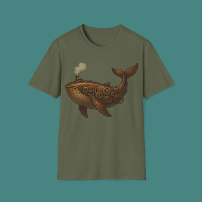 Steampunk Mechanical Whale Unisex T-Shirt