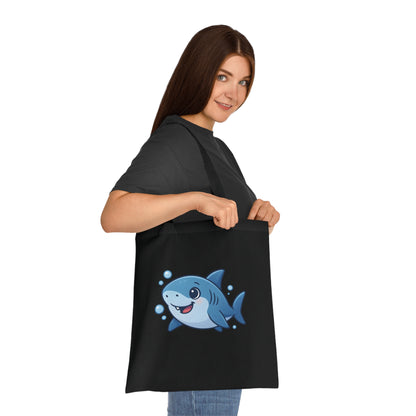 Cartoon Cute Shark Tote Bag