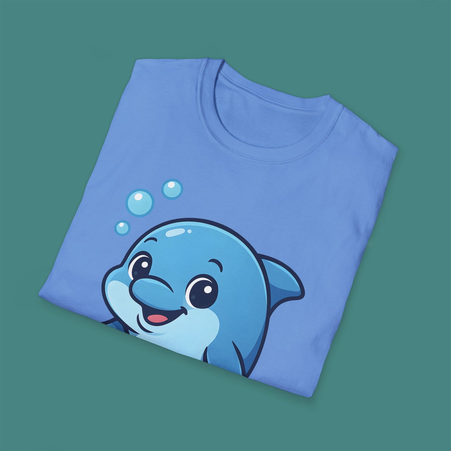 Cartoon Cute Dolphin Unisex T-Shirt