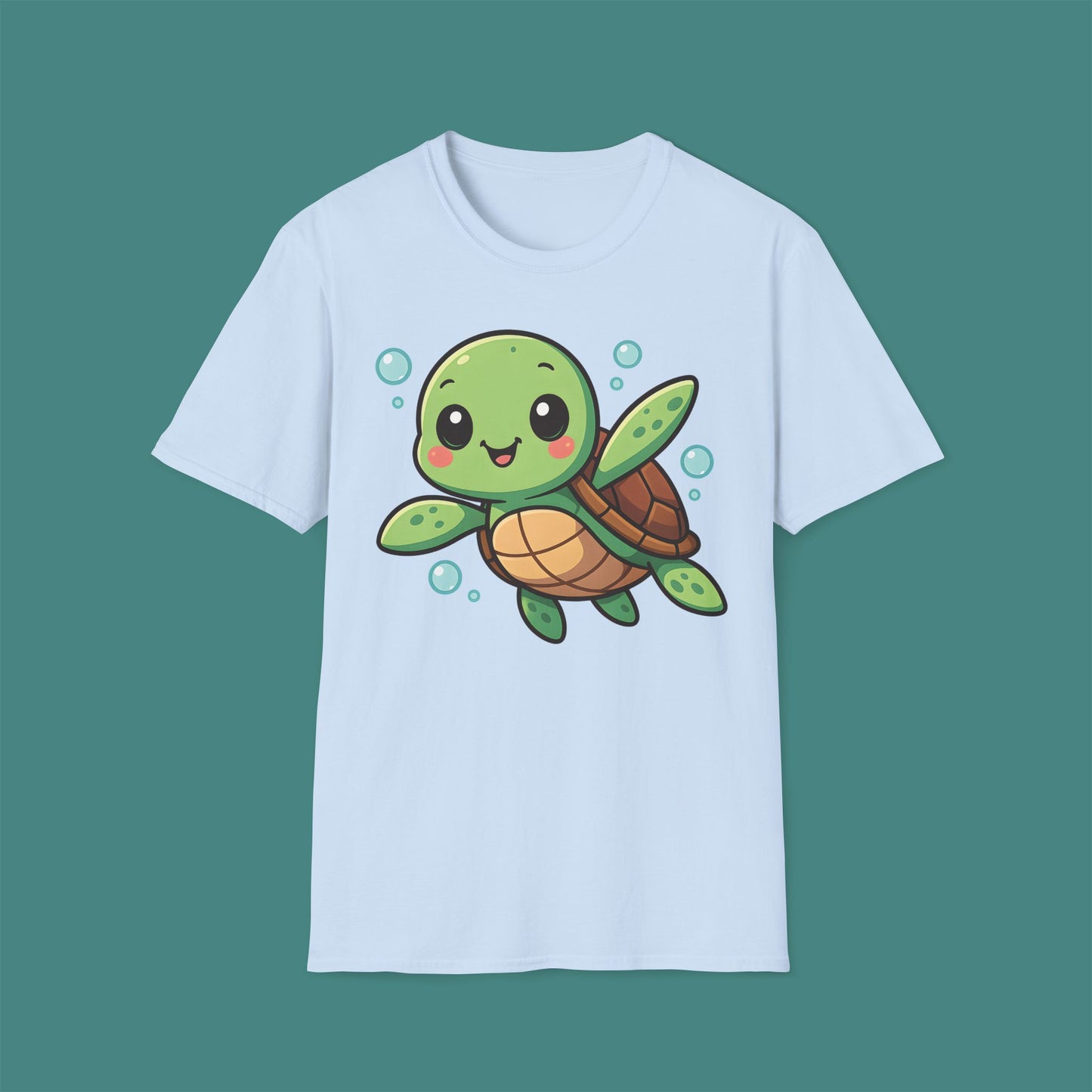 Cartoon Cute Turtle Unisex T-Shirt