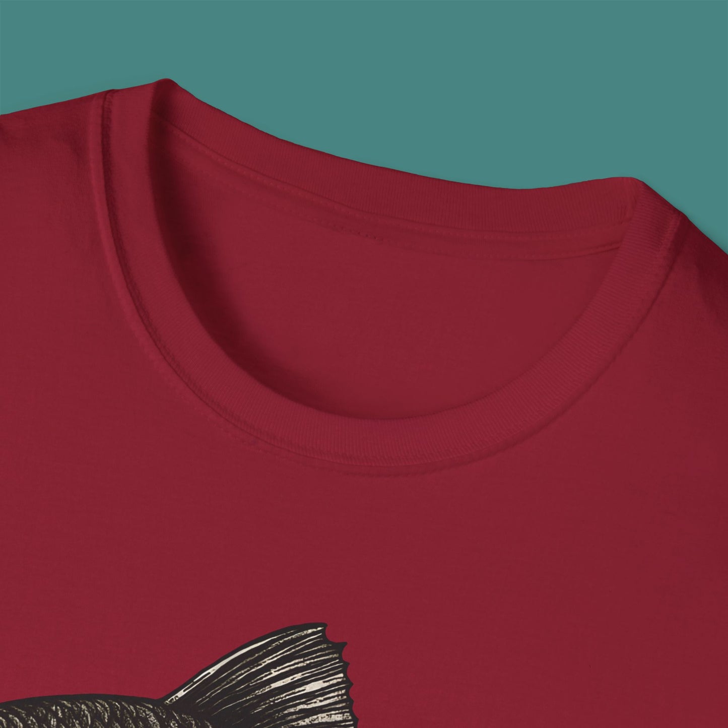 Vintage Etching Fish Unisex T-Shirt