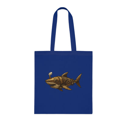 Steampunk Mechanical Shark Tote Bag