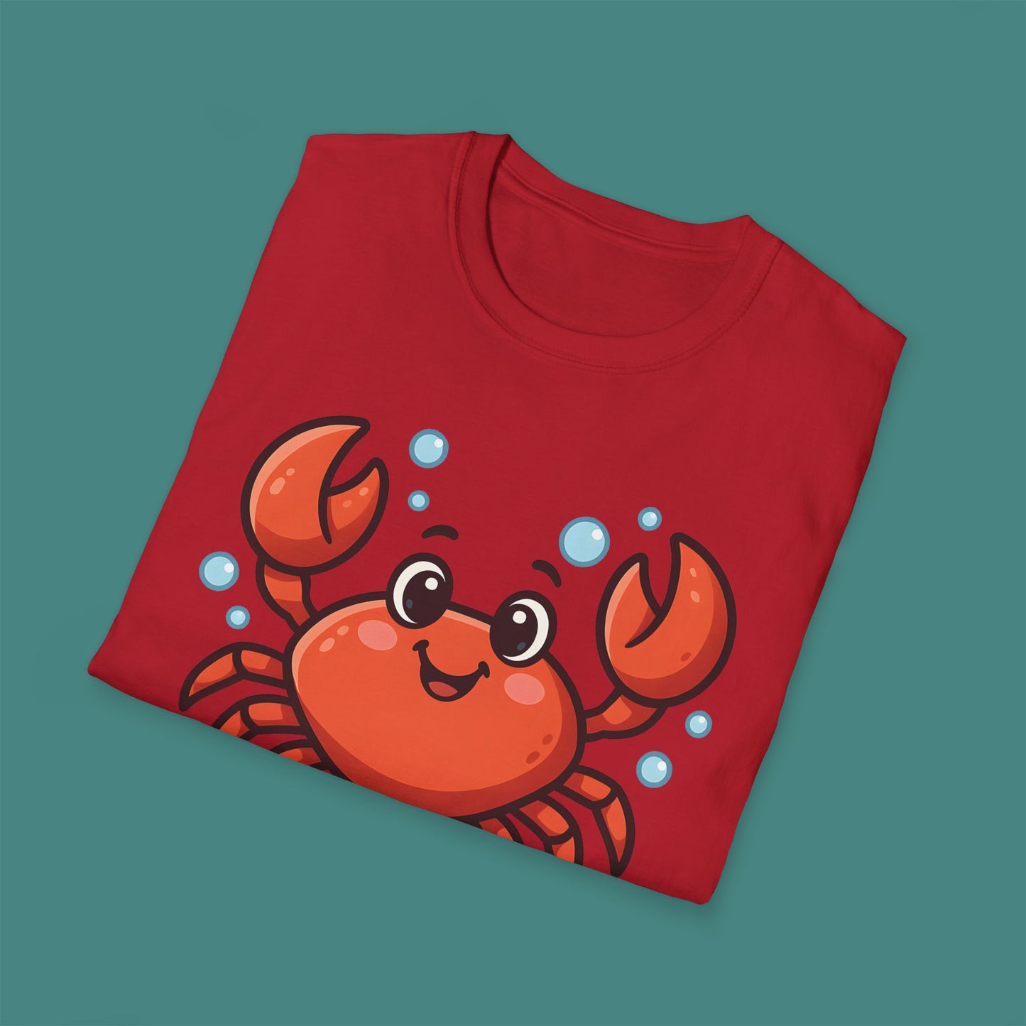 Cartoon Cute Crab Unisex T-Shirt
