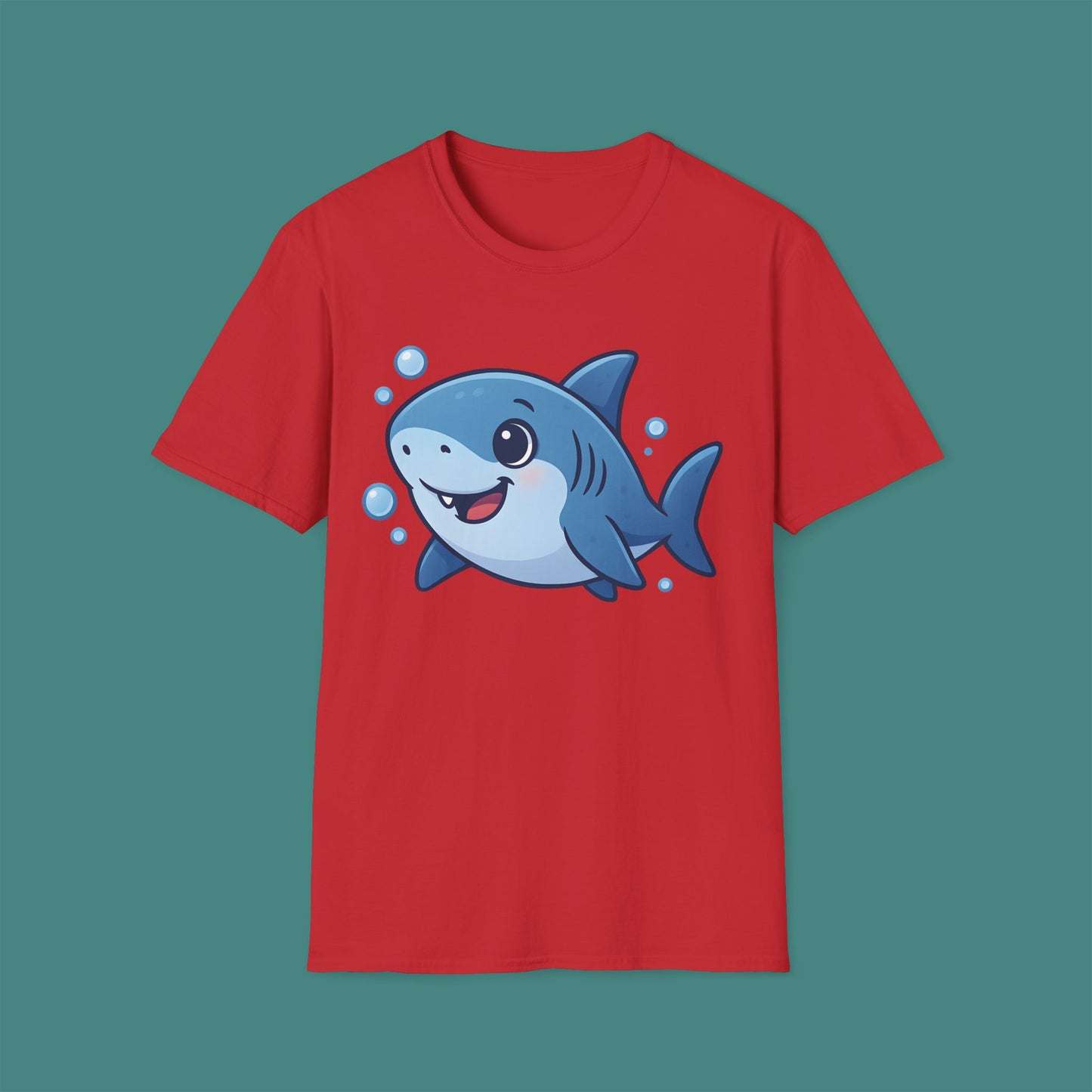 Cartoon Cute Shark Unisex T-Shirt