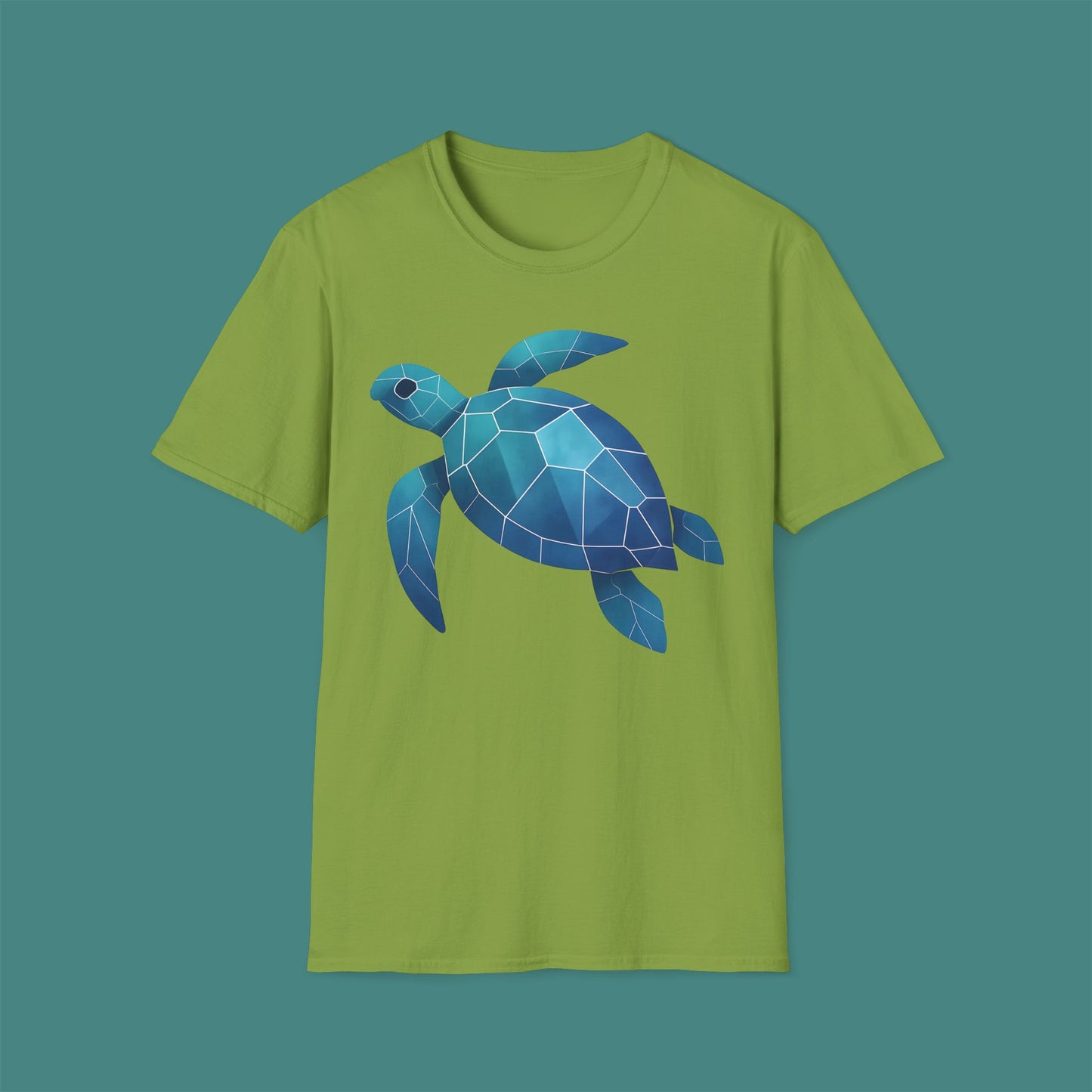 Geometric Polygon Turtle Unisex T-Shirt