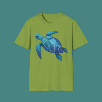 Geometric Polygon Turtle Unisex T-Shirt