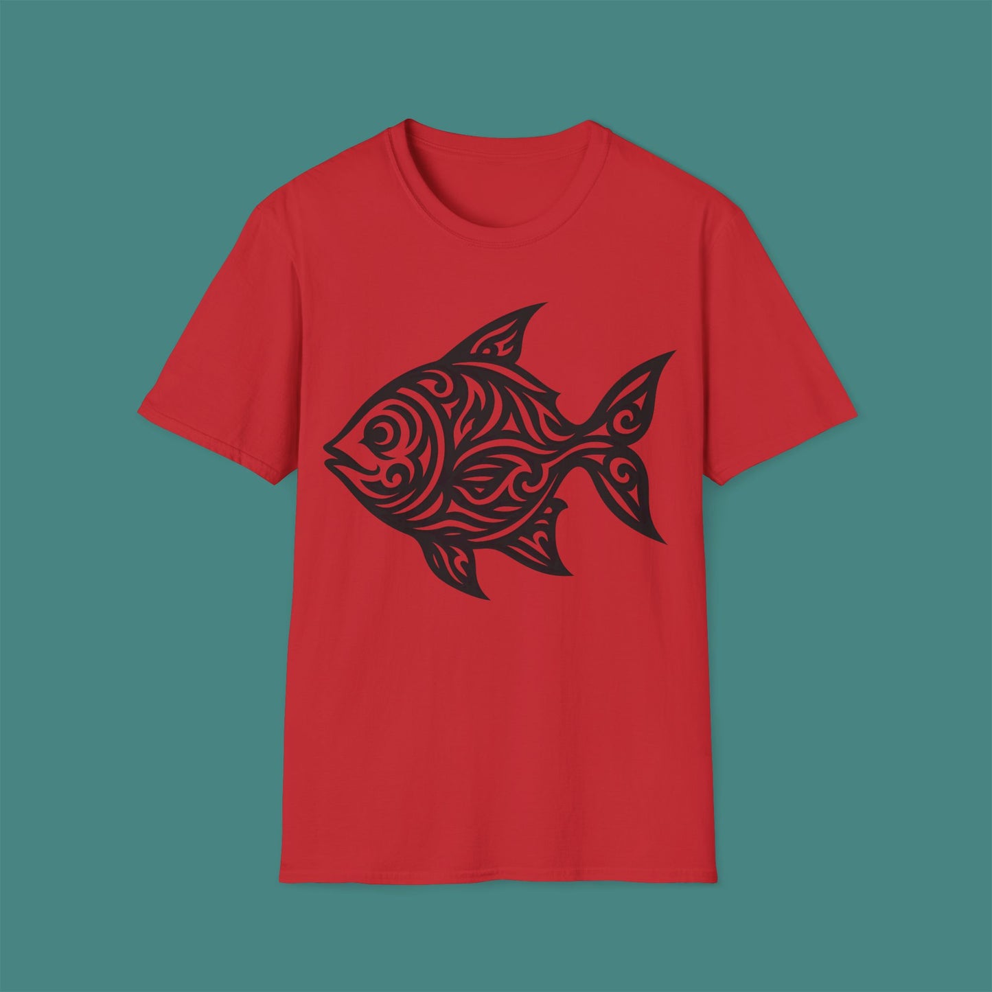 Tribal Tattoo Fish Unisex T-Shirt