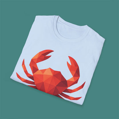 Geometric Polygon Crab Unisex T-Shirt