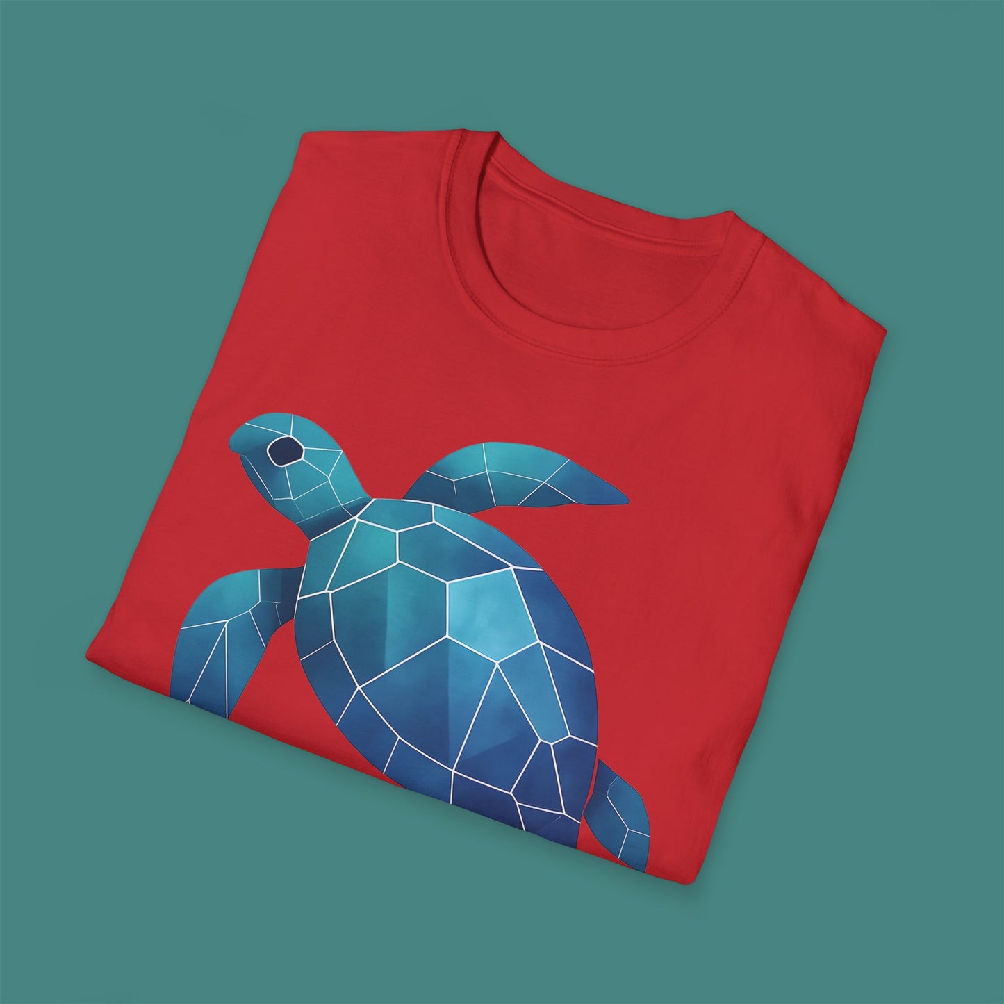Geometric Polygon Turtle Unisex T-Shirt
