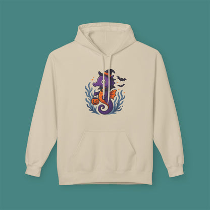 Halloween Seahorse Fleece Unisex Hoodie
