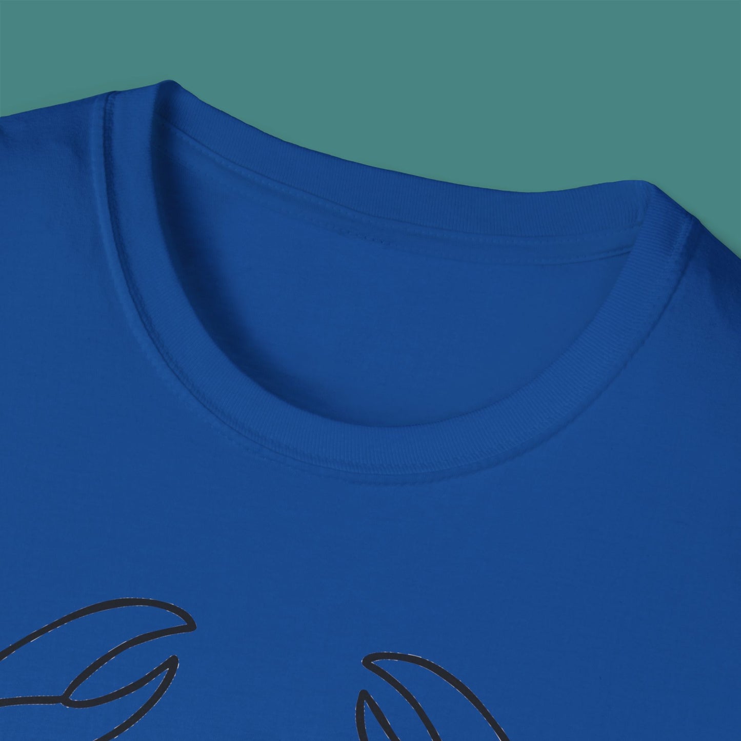 Minimalist Line Art Crab Unisex T-Shirt