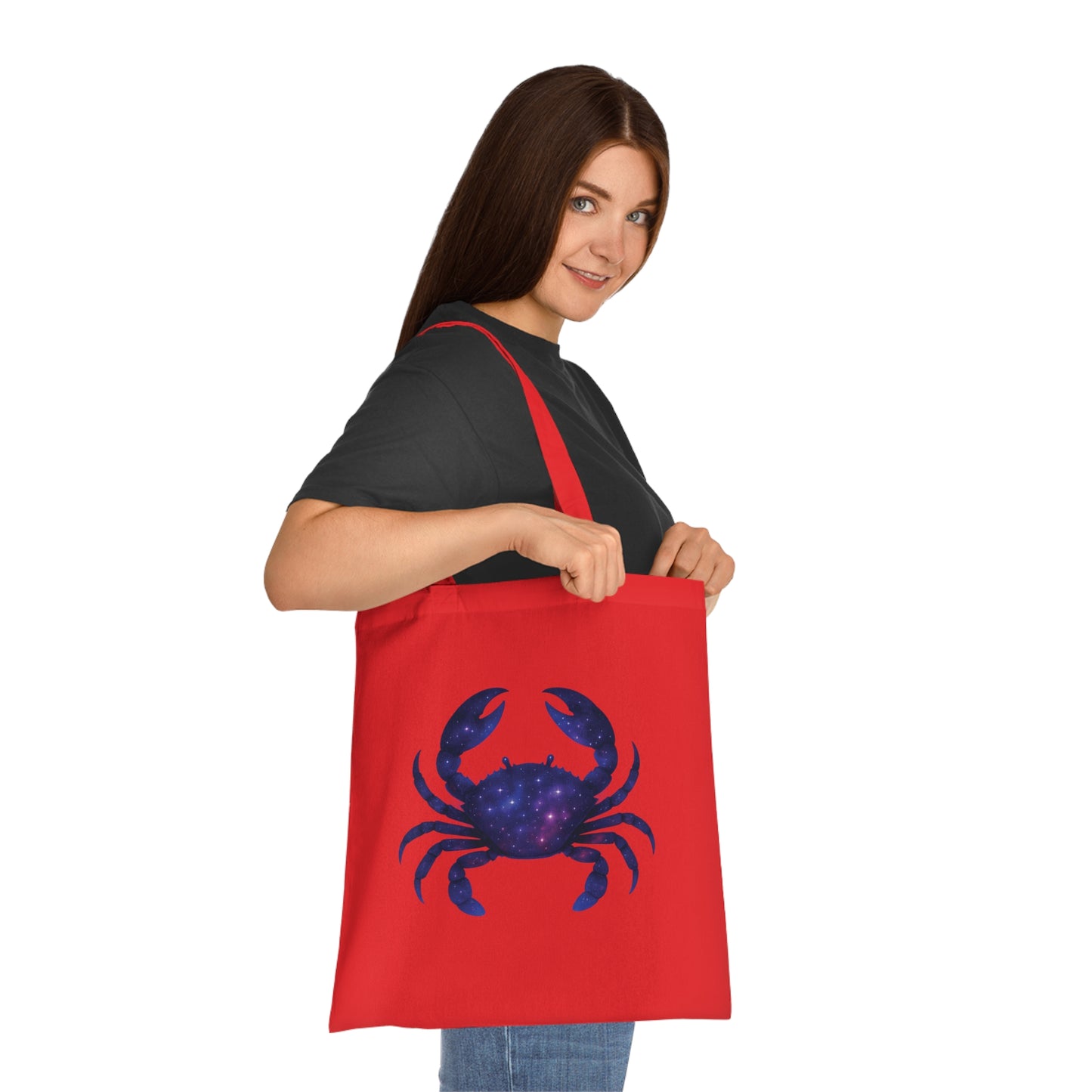 Cosmic Galaxy Crab Tote Bag