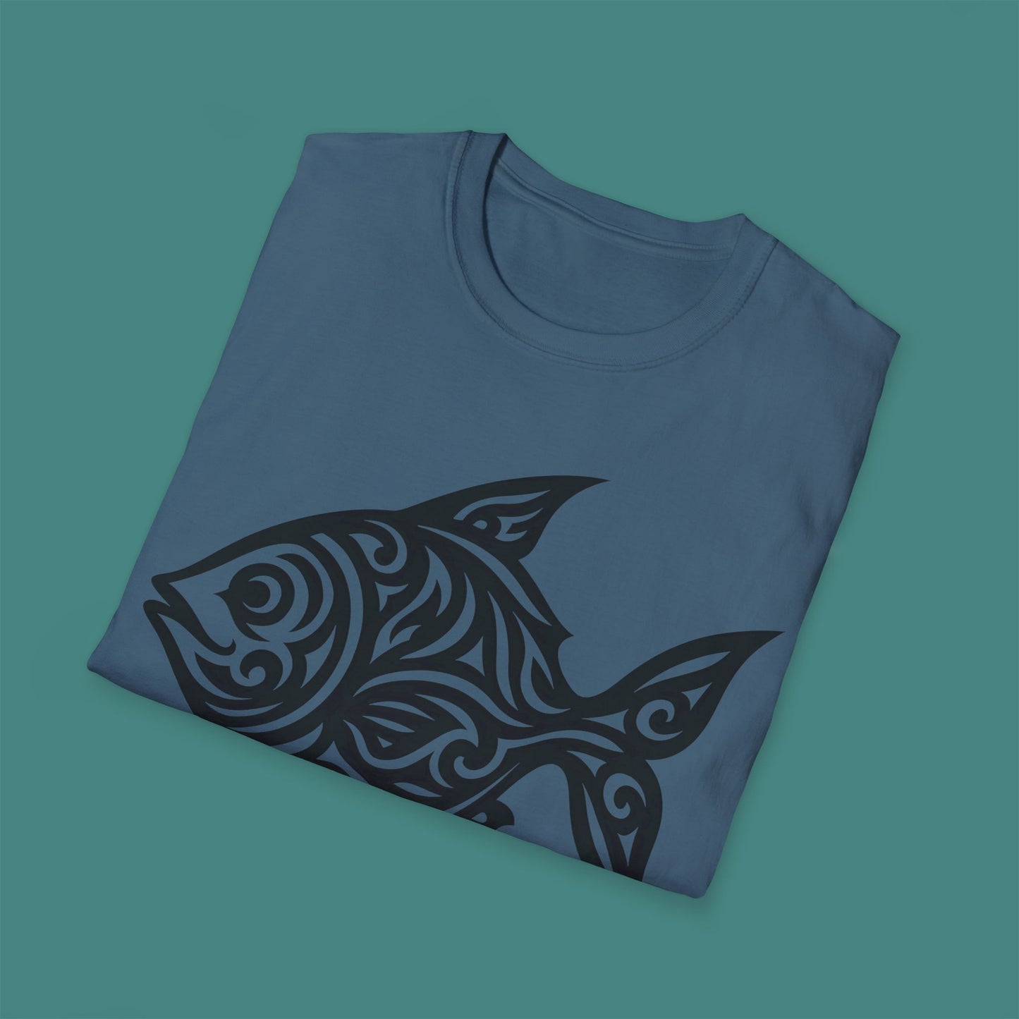 Tribal Tattoo Fish Unisex T-Shirt