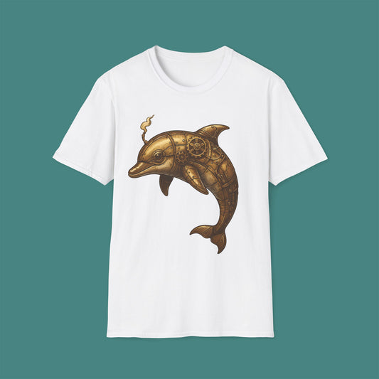 Steampunk Mechanical Dolphin Unisex T-Shirt