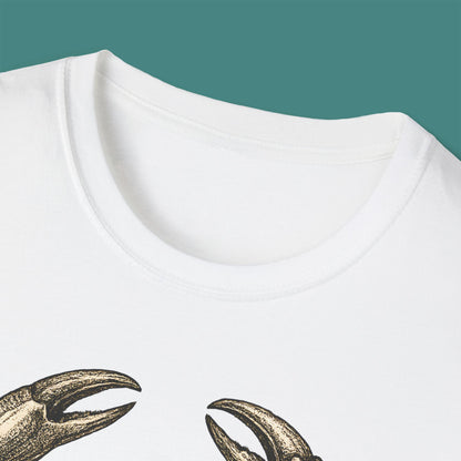 Vintage Etching Crab Unisex T-Shirt