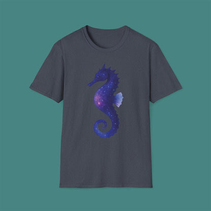 Cosmic Galaxy Seahorse Unisex T-Shirt