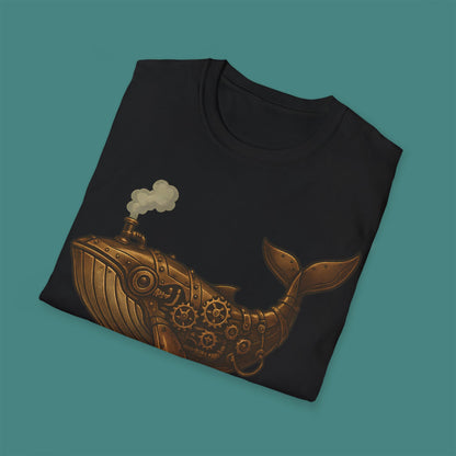 Steampunk Mechanical Whale Unisex T-Shirt