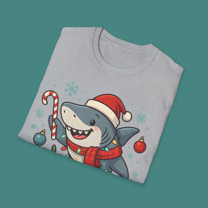Christmas Shark Unisex T-Shirt