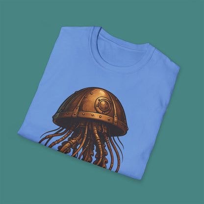 Steampunk Mechanical Jellyfish Unisex T-Shirt