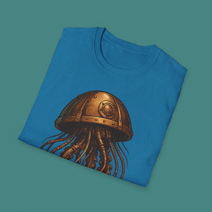 Steampunk Mechanical Jellyfish Unisex T-Shirt