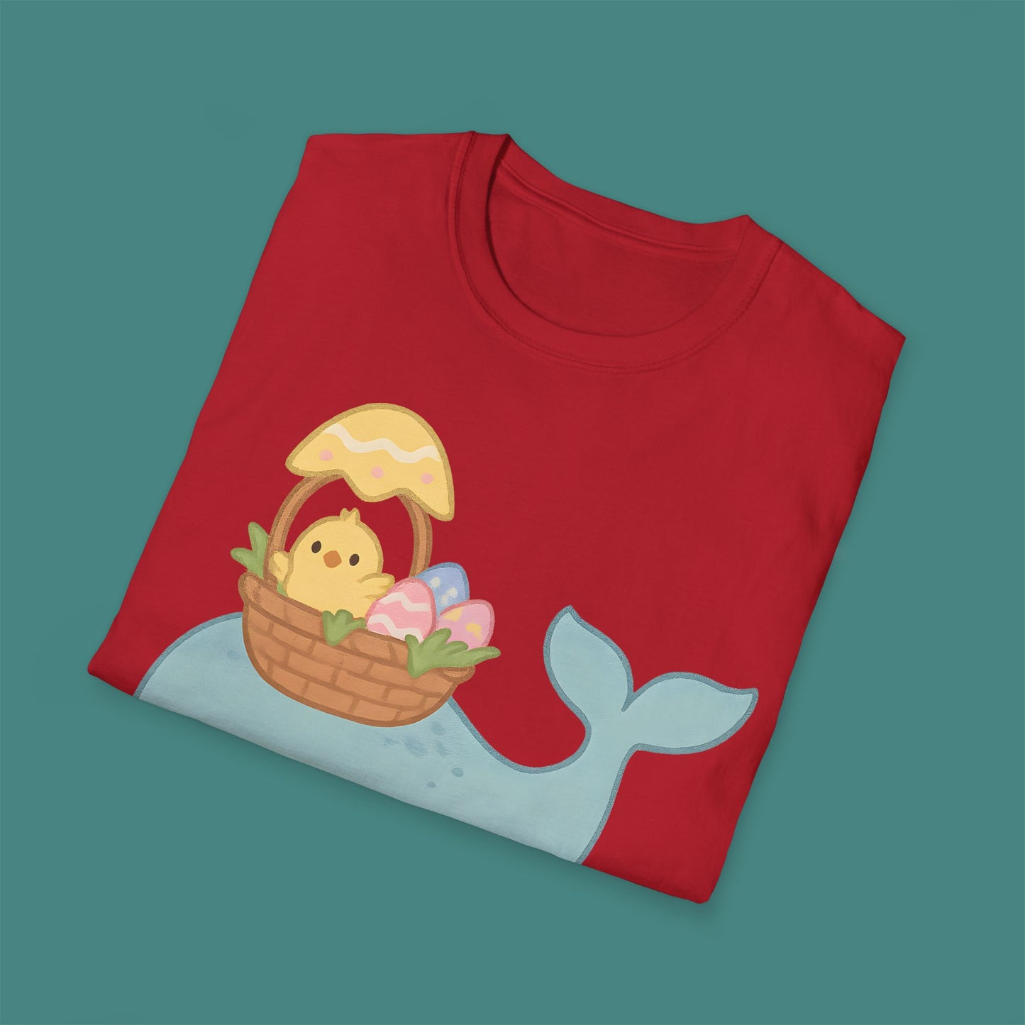 Easter Whale Unisex T-Shirt