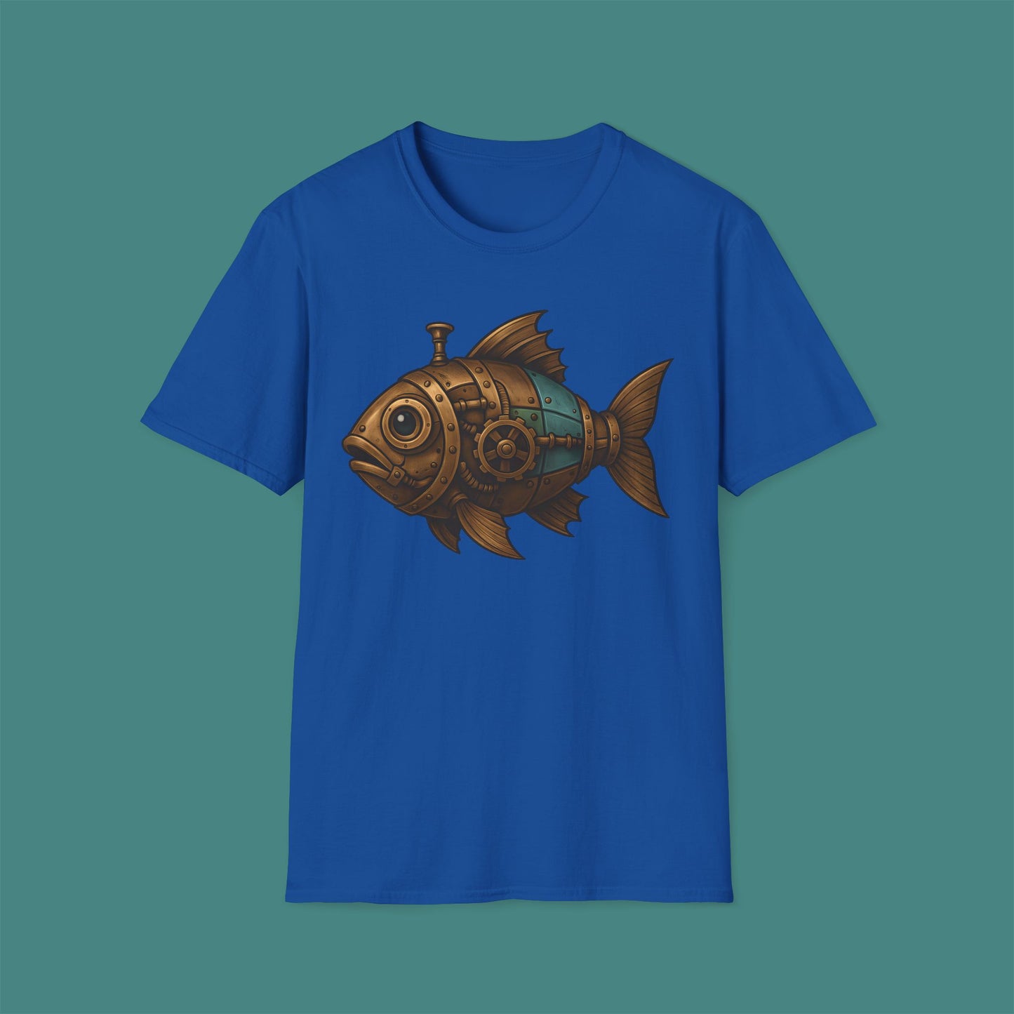 Steampunk Mechanical Fish Unisex T-Shirt