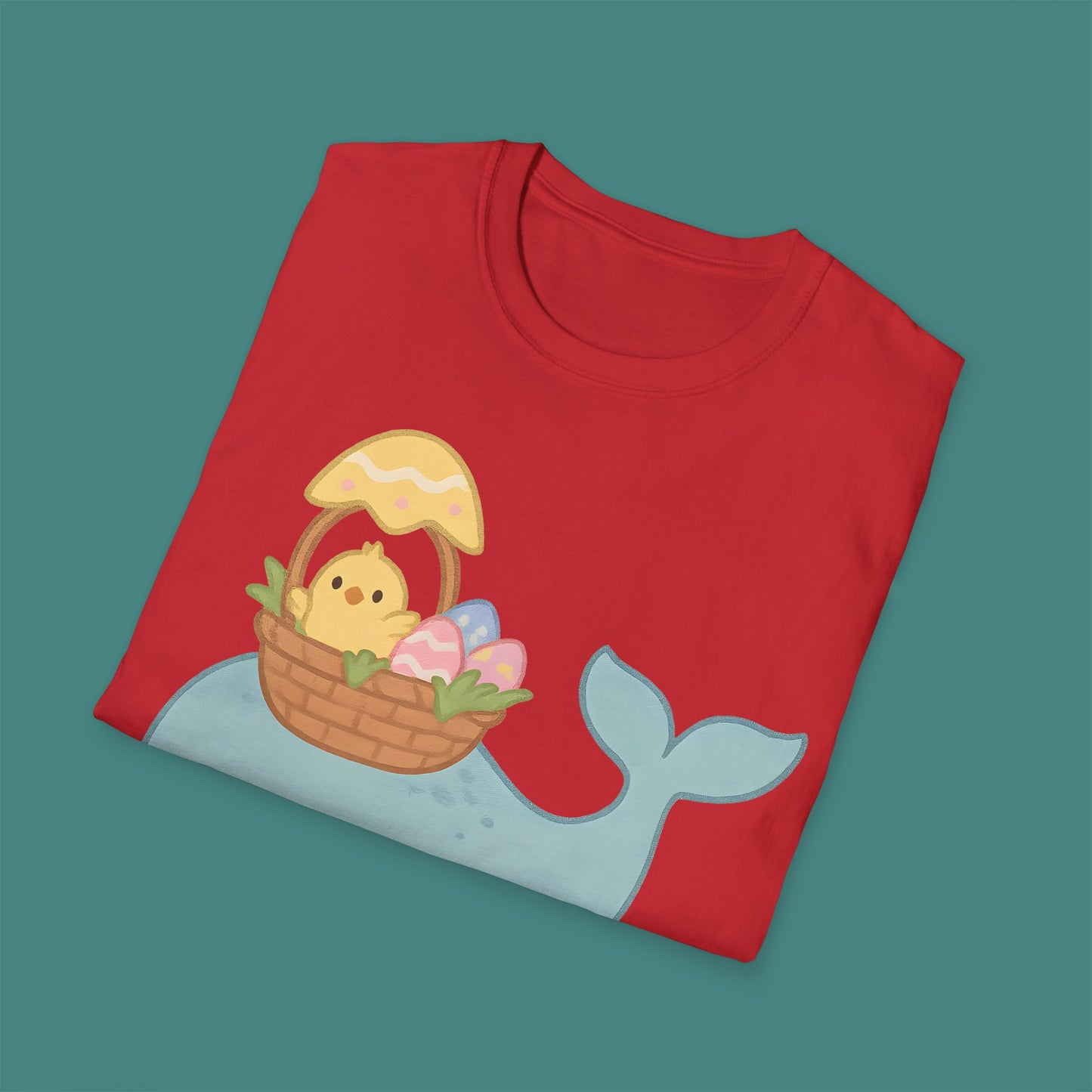 Easter Whale Unisex T-Shirt