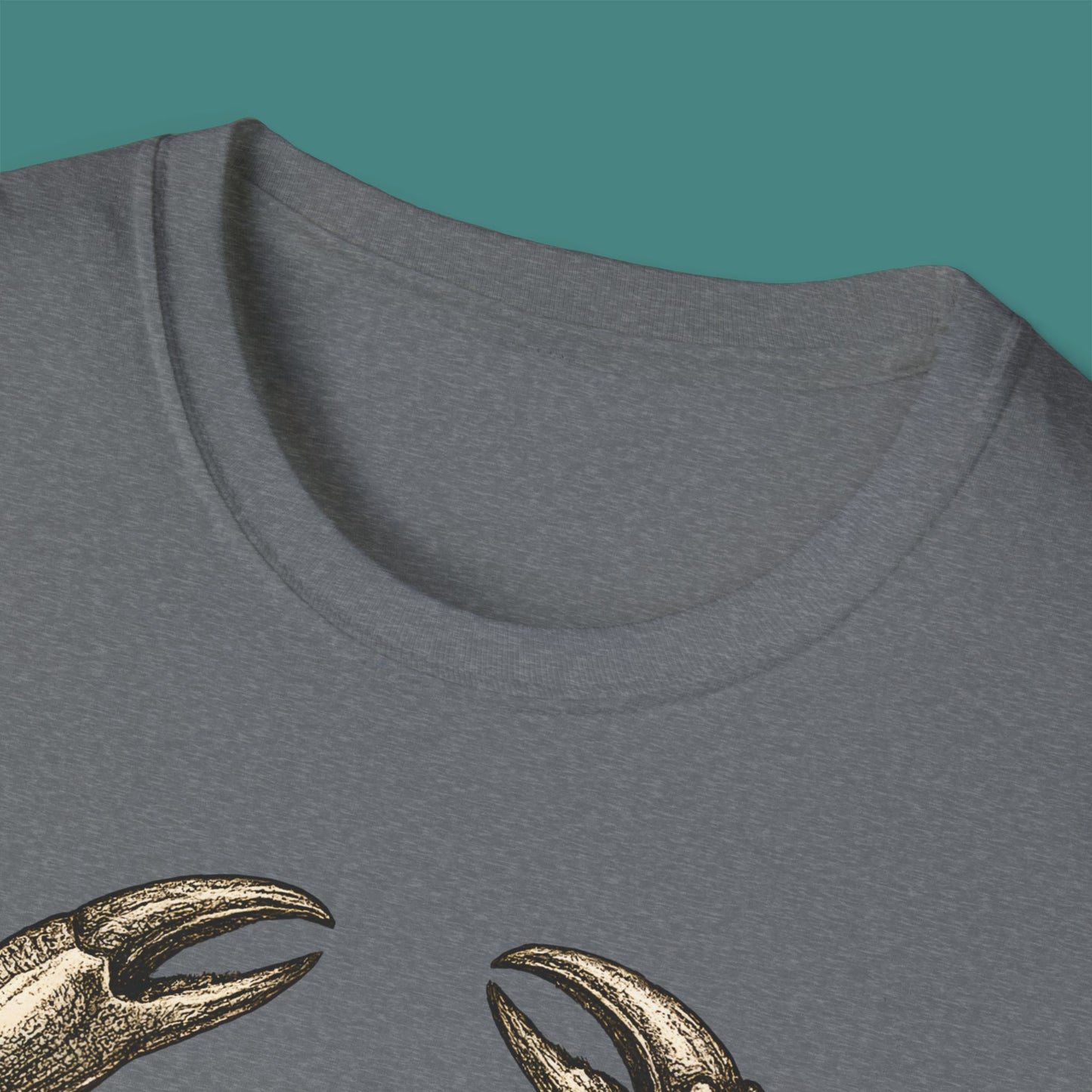 Vintage Etching Crab Unisex T-Shirt