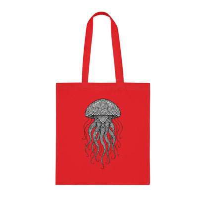 Intricate Mandala Jellyfish Tote Bag