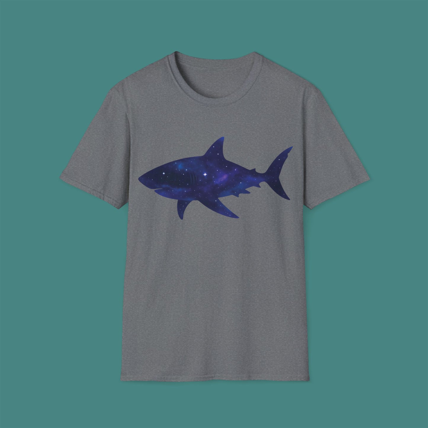 Cosmic Galaxy Shark Unisex T-Shirt