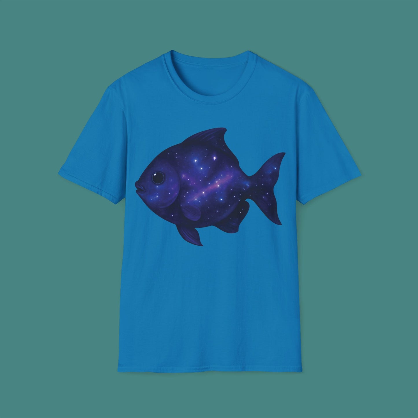 Cosmic Galaxy Fish Unisex T-Shirt
