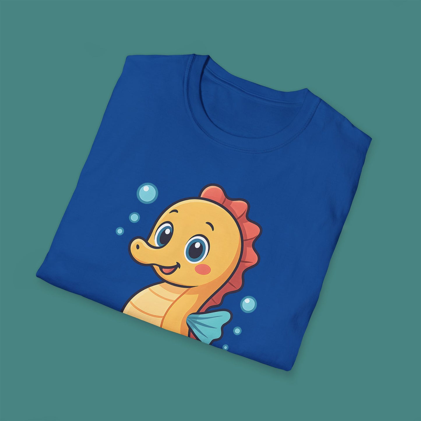 Cartoon Cute Seahorse Unisex T-Shirt