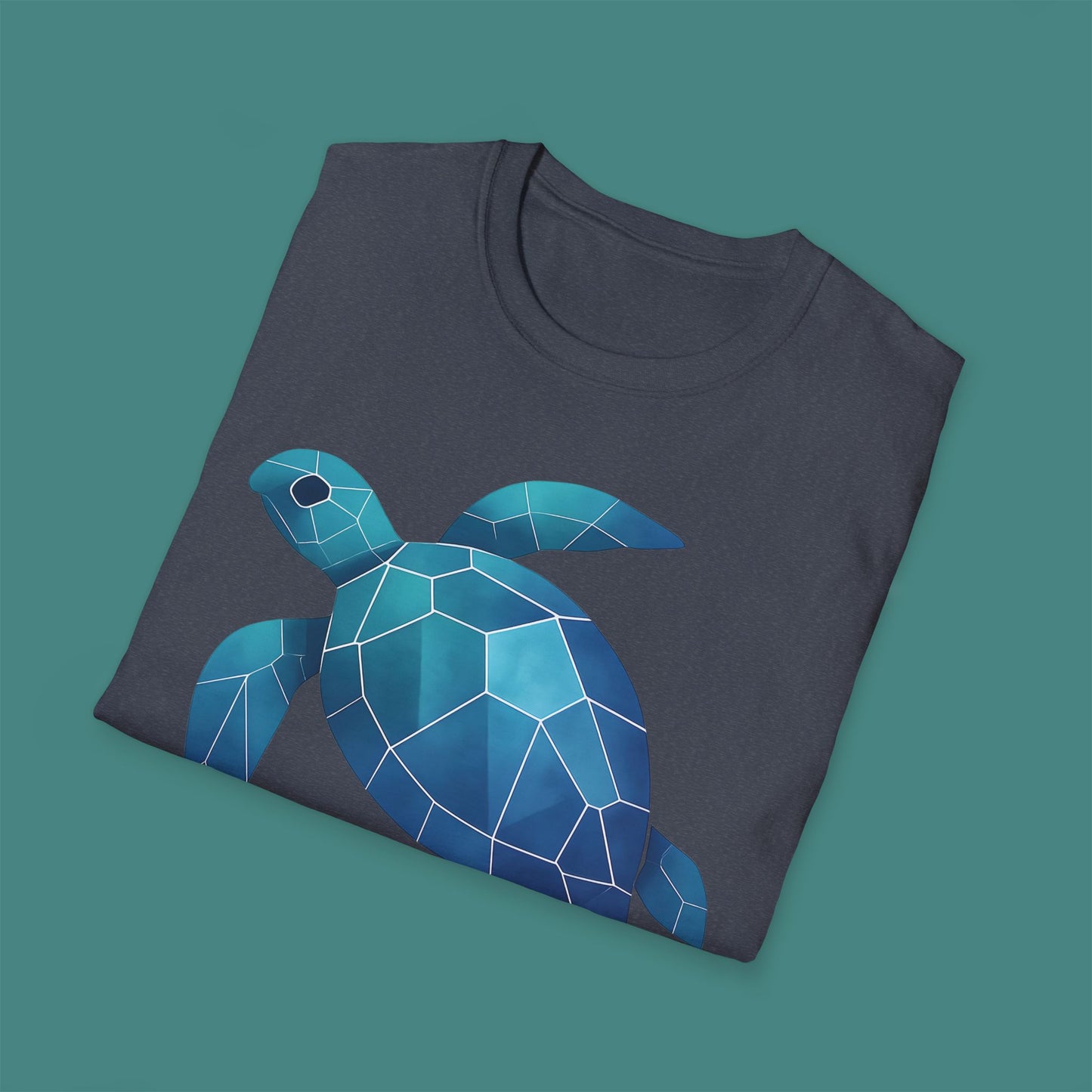 Geometric Polygon Turtle Unisex T-Shirt