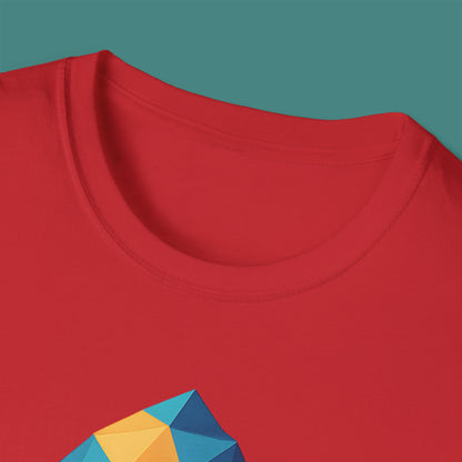 Geometric Polygon Seahorse Unisex T-Shirt